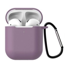 Чохол Apple AirPods, AirPods 2, Silicone Classic Case, Blackcurrant, Фіолетовий