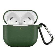 Чохол Apple AirPods 4, Silicone Classic Case, Atrovirens, Зелений