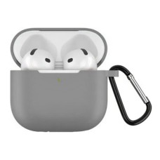 Чехол Apple AirPods 4, Silicone Classic Case, Dark Grey, Серый