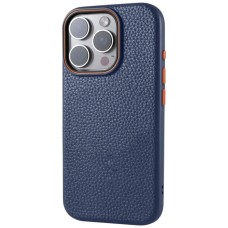Чехол Apple iPhone 15 Pro Max, Syndee, MagSafe, Gem Blue, Синий