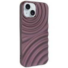 Чехол Apple iPhone 15, Epik MonoWave, Коричневый