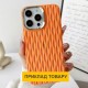 Чохол Apple iPhone 16, Epik Ribbio, Помаранчевий