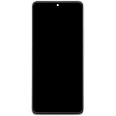 Дисплей Xiaomi Redmi Note 14 5G, з сенсором, з рамкою, Amoled, Срібний