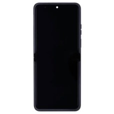 Дисплей Motorola XT2323 Moto Razr 40, (Original), з сенсором, з рамкою, Чорний