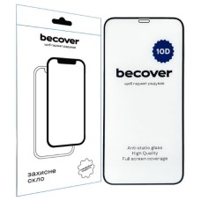 Защитное стекло Apple iPhone 11, iPhone XR, BeCover, 10D, Черный