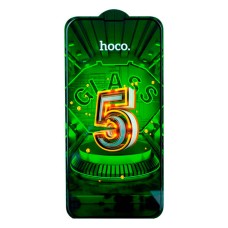 Захисне скло Apple iPhone 15 Pro Max, Hoco, 5D, Чорний