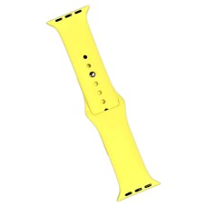 Ремінець Apple Watch 38, Watch 40, Silicone WatchBand, Pale Lemon, Жовтий