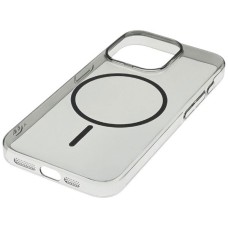 Чохол Apple iPhone 14, Air Beats Transparent, MagSafe, Чорний