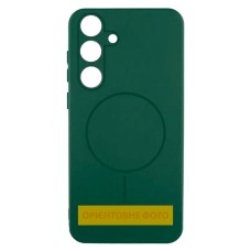 Чохол Samsung Galaxy S25 Edge, Air Beats, Dark Green, MagSafe, Зелений