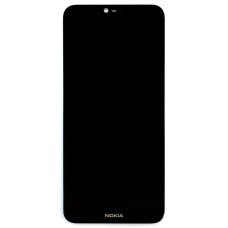 Дисплей Nokia 7.1 Dual SIM, (PRC), з сенсором, без рамки, Чорний