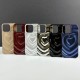 Чехол Apple iPhone 13, Heart Glow 3D, Черный