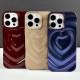 Чехол Apple iPhone 13, Heart Glow 3D, Черный