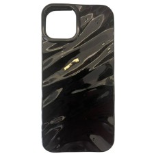 Чохол Apple iPhone 13 Pro Max, Wavy Pattern 3D, Чорний