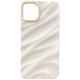 Чохол Apple iPhone 15, Wavy Pattern 3D, Білий