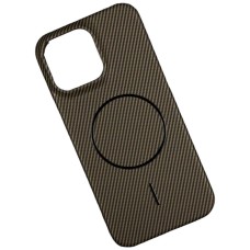 Чехол Apple iPhone 11 Pro Max, Carbon, MagSafe, Коричневый