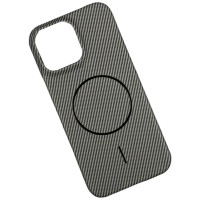 Чехол Apple iPhone 15, Carbon, MagSafe, Серый