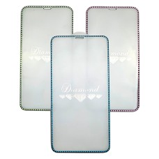 Защитное стекло Apple iPhone 11 Pro Max, iPhone XS Max, Color Diamond, Черный