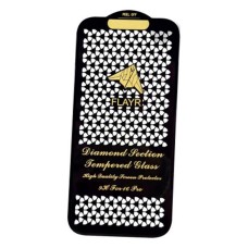 Защитное стекло Apple iPhone 11 Pro Max, iPhone XS Max, Flayr Diamond, 5D, Черный