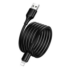 USB кабель Hoco X120 Apple iPhone SE 2022, iPhone 14 Pro Max, iPhone 14 Plus, iPhone 14 Pro, iPhone 14, iPhone 13 Pro, iPhone 13 Mini, iPhone 13, iPhone 13 Pro Max, iPhone 12 Mini, iPhone 12 Pro Max, iPhone 12 Pro, Lightning, 1.0 м., Чорний