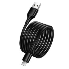 USB кабель Hoco X120, MicroUSB, 1.0 м., Чорний