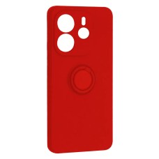 Чохол Xiaomi Redmi Note 14 5G, Ring Color, Червоний