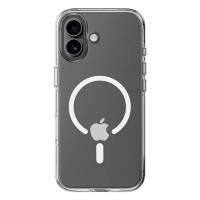 Чехол Apple iPhone 17, Rock Crystal, MagSafe, Прозрачный