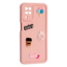 Чохол Samsung A125 Galaxy A12, M127 Galaxy M12, HAPPY Cookie, Light Pink, Рожевий