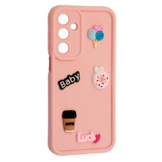 Чохол Samsung Galaxy A26 5G, HAPPY Cookie, Light Pink, Рожевий