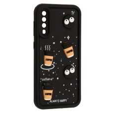 Чохол Samsung A307 Galaxy A30s, A505 Galaxy A50, HAPPY Cookie, Чорний
