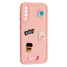 Чохол Samsung A307 Galaxy A30s, A505 Galaxy A50, HAPPY Cookie, Light Pink, Рожевий