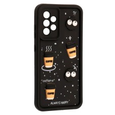 Чохол Samsung A325 Galaxy A32, HAPPY Cookie, Чорний