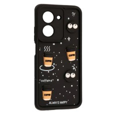 Чохол Xiaomi Poco C71, Redmi A5, HAPPY Cookie, Чорний
