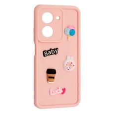 Чохол Xiaomi Poco C71, Redmi A5, HAPPY Cookie, Light Pink, Рожевий