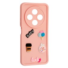 Чохол Xiaomi Poco C75, Redmi 14C, Redmi A4, HAPPY Cookie, Light Pink, Рожевий