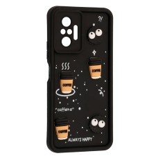 Чохол Xiaomi Redmi 10 Pro Max, Redmi Note 10 Pro, HAPPY Cookie, Чорний