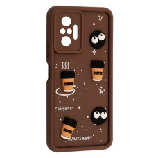 Чохол Xiaomi Redmi 10 Pro Max, Redmi Note 10 Pro, HAPPY Cookie, Коричневий
