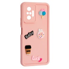 Чохол Xiaomi Redmi 10 Pro Max, Redmi Note 10 Pro, HAPPY Cookie, Light Pink, Рожевий