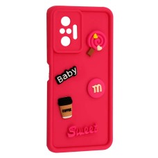 Чохол Xiaomi Redmi 10 Pro Max, Redmi Note 10 Pro, HAPPY Cookie, Рожевий
