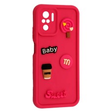 Чохол Xiaomi Redmi Note 10, Redmi Note 10s, HAPPY Cookie, Рожевий