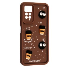 Чохол Xiaomi Redmi Note 11 Pro, Redmi Note 11 Pro 5G, HAPPY Cookie, Коричневий