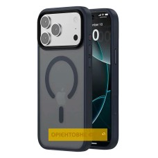 Чохол Apple iPhone 17, Epik Metal Buttons Colorful, MagSafe, Синій