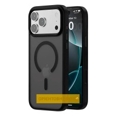 Чохол Apple iPhone 17 Air, Epik Metal Buttons Colorful, MagSafe, Чорний