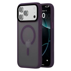 Чохол Apple iPhone 17 Pro, Epik Metal Buttons Colorful, MagSafe, Фіолетовий