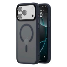 Чохол Apple iPhone 17 Pro Max, Epik Metal Buttons Colorful, MagSafe, Синій