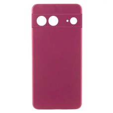 Чохол Google Pixel 7, GETMAN Liquid Silk, Marsala, Бордовий