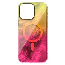 Чохол Apple iPhone 17 Air, Shiny Mountain, Yellow-Pink, MagSafe, Жовтий