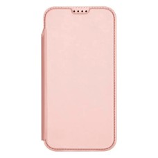 Чохол-книжка Apple iPhone 17 Air, Dux Ducis Business card holder, Rose Gold, Рожевий