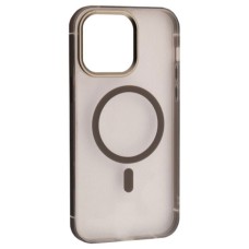 Чохол Apple iPhone 14 Pro Max, Dulero Metal Clear, MagSafe, Сірий