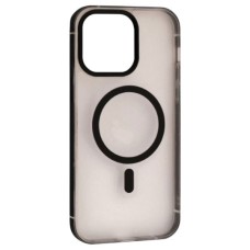 Чохол Apple iPhone 15 Pro, Dulero Metal Clear, MagSafe, Чорний