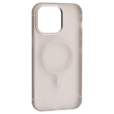 Чохол Apple iPhone 15 Pro, Dulero Metal Clear, MagSafe, Срібний